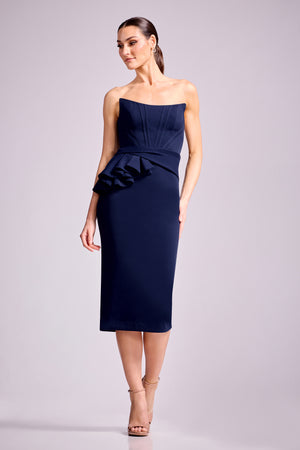 TEDDI DRESS / NAVY
