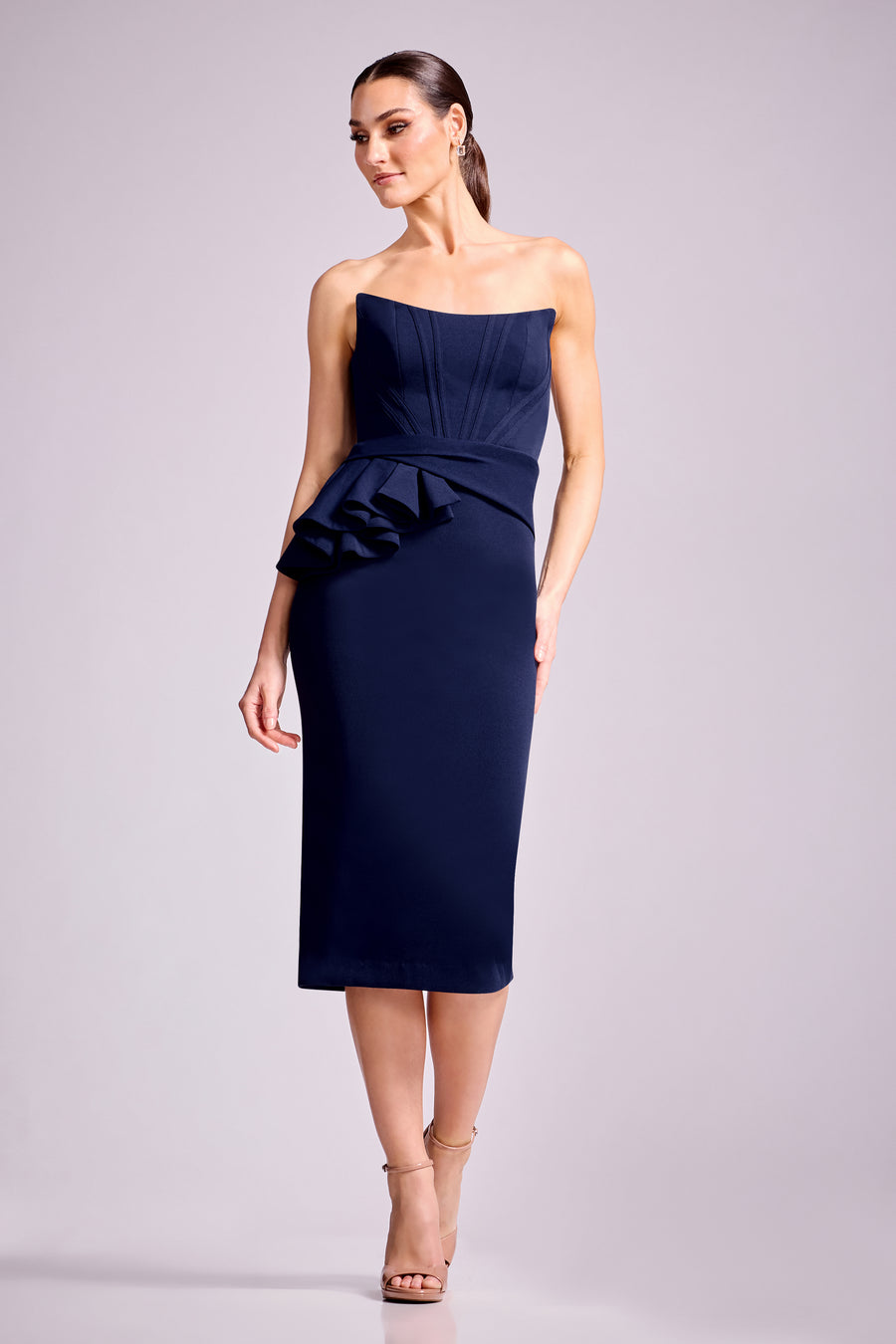 TEDDI DRESS / NAVY