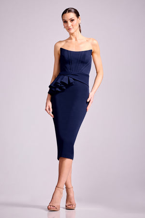 TEDDI DRESS / NAVY