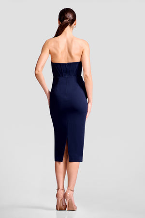 TEDDI DRESS / NAVY