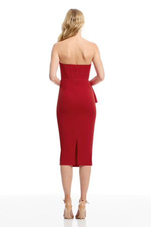 TEDDI DRESS / ROUGE