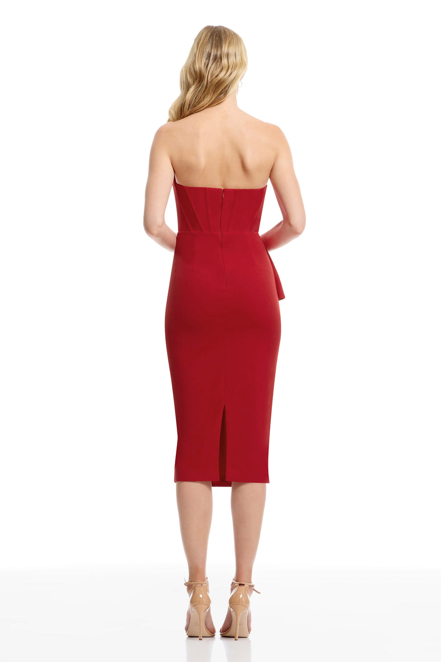 TEDDI DRESS / ROUGE
