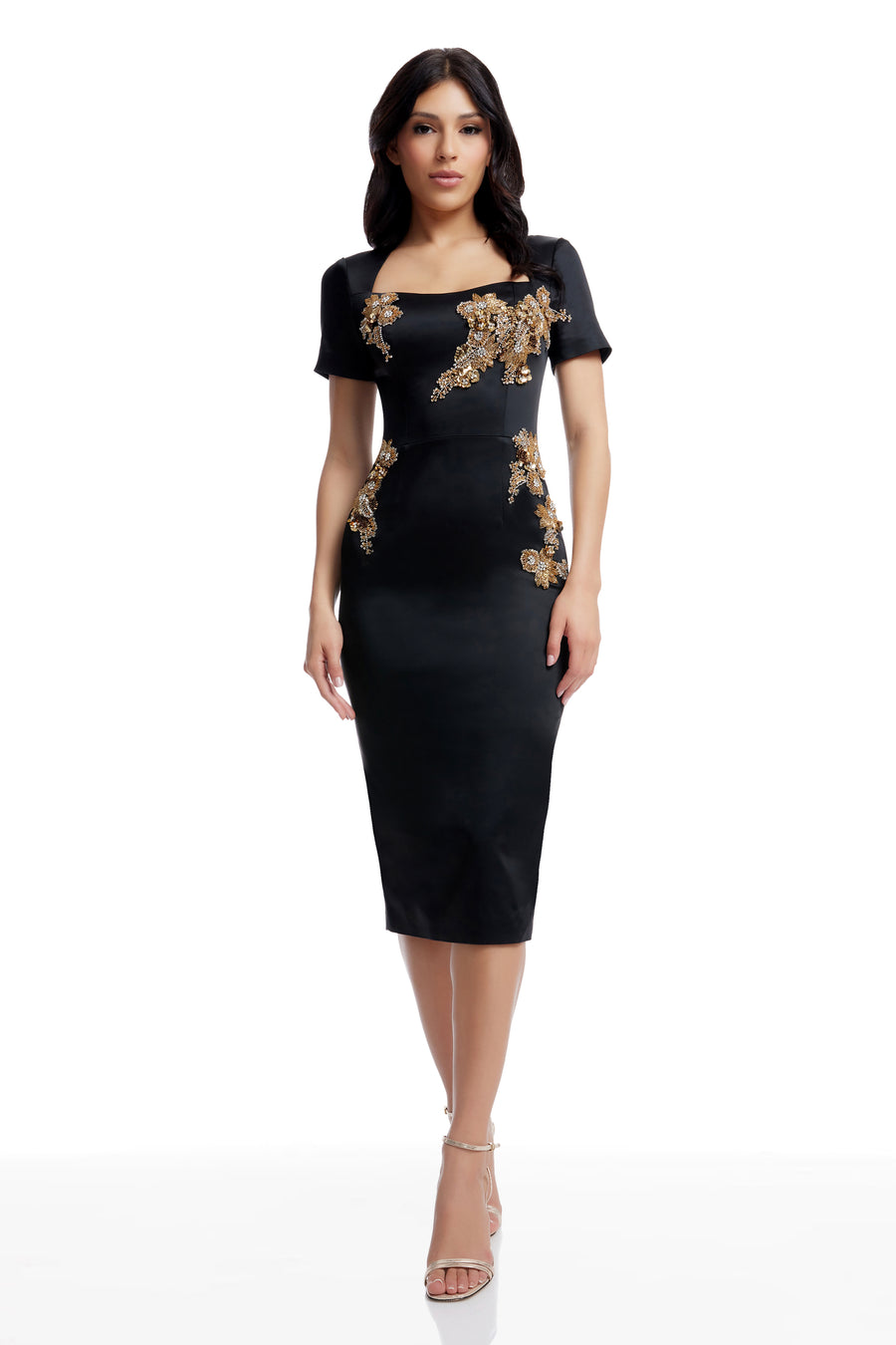 Dress the Population Women's Terri Bodycon Midi Dress Dress the Population Women's Terri Bodycon Midi Dress