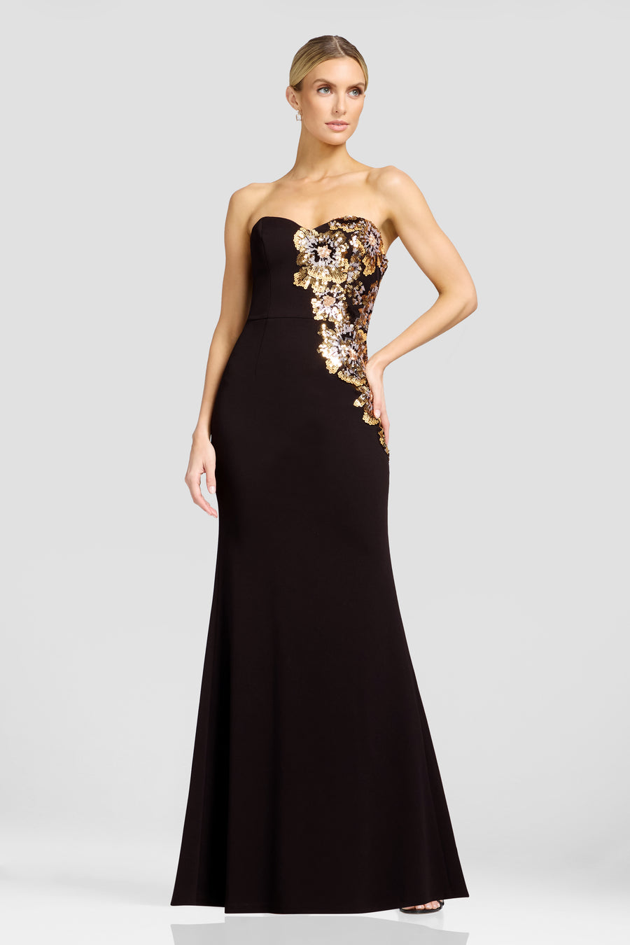 TIANA DRESS / GOLD MULTI