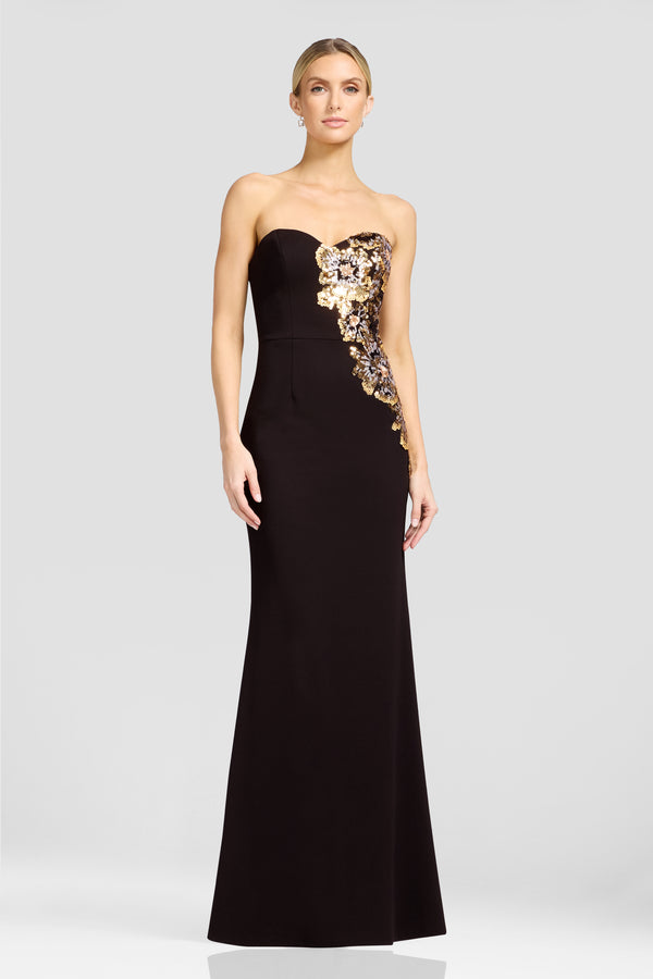 TIANA DRESS / GOLD MULTI