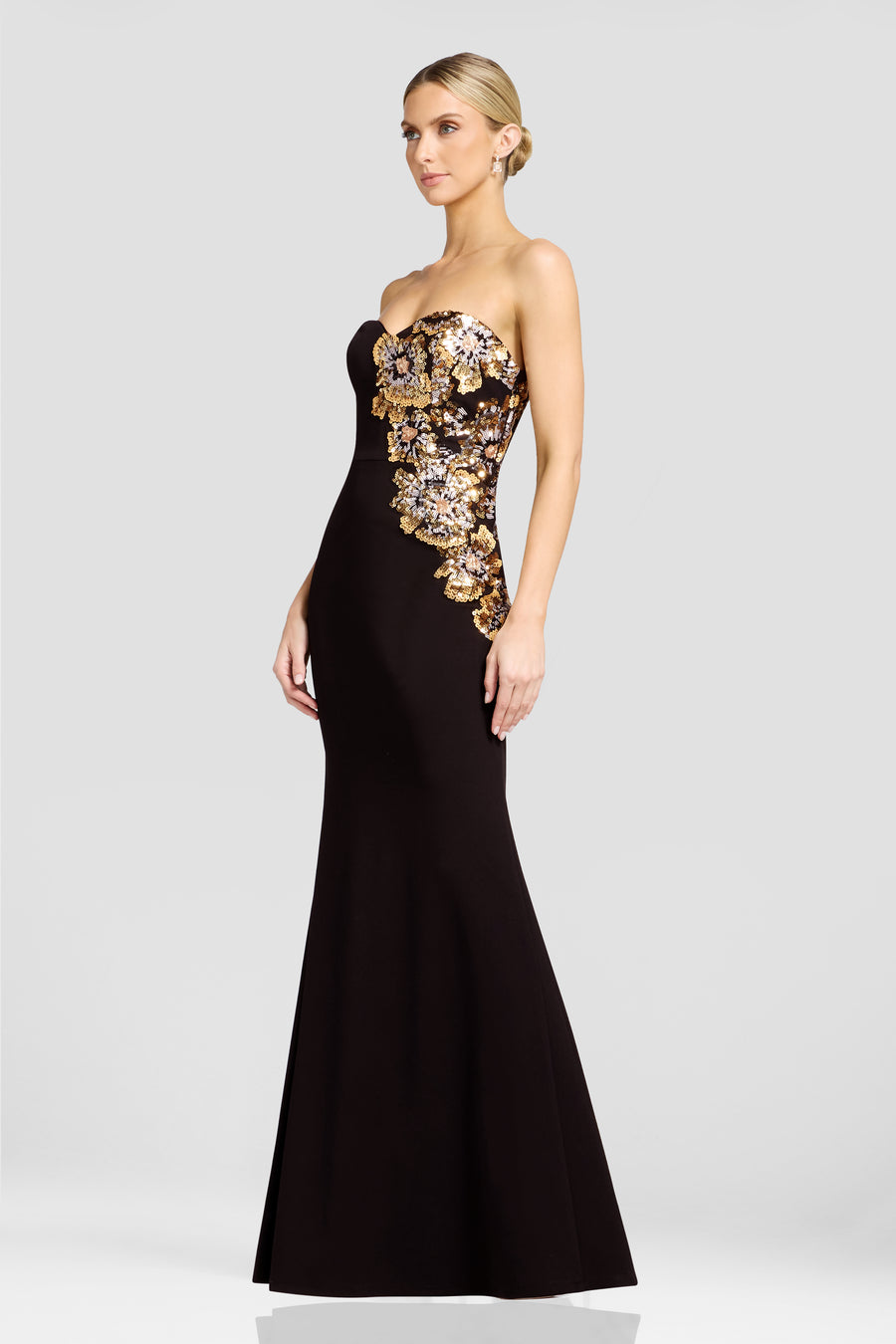 TIANA DRESS / GOLD MULTI