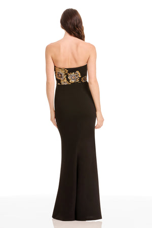 TIANA DRESS / GOLD MULTI