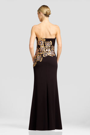 TIANA DRESS / GOLD MULTI