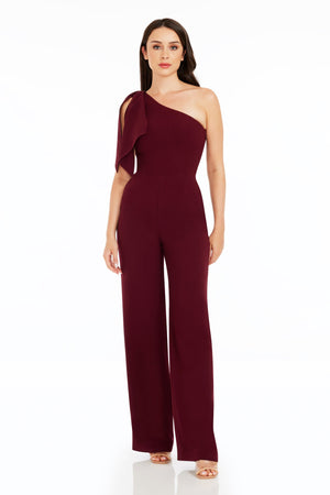 Tiffany Jumpsuit / BURGUNDY