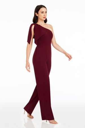 Tiffany Jumpsuit / BURGUNDY