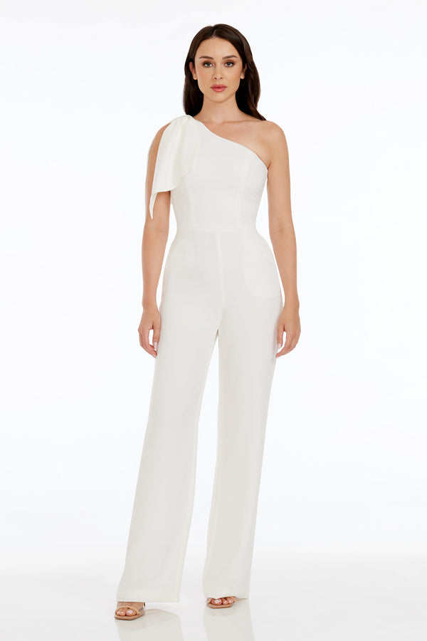 dress the population white jumpsuit Dress The Population Andy Strapless Sequin Women Jumpsuit