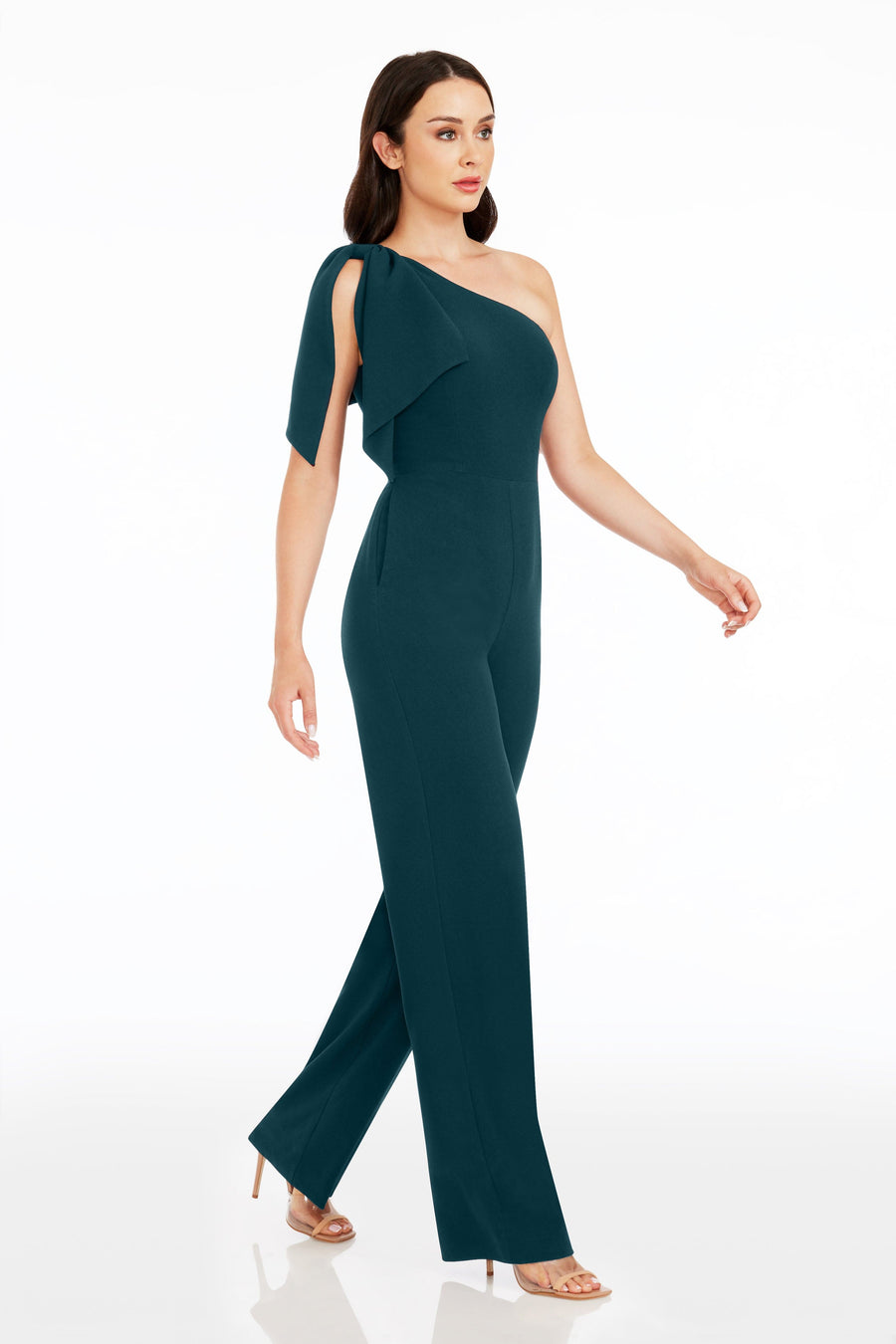 dress the population tiffany jumpsuit Tiffany Jumpsuit XXS / Pine