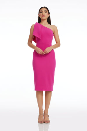 Tiffany Dress / BRIGHT FUCHSIA