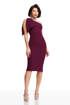 TIFFANY DRESS / DARK MAGENTA