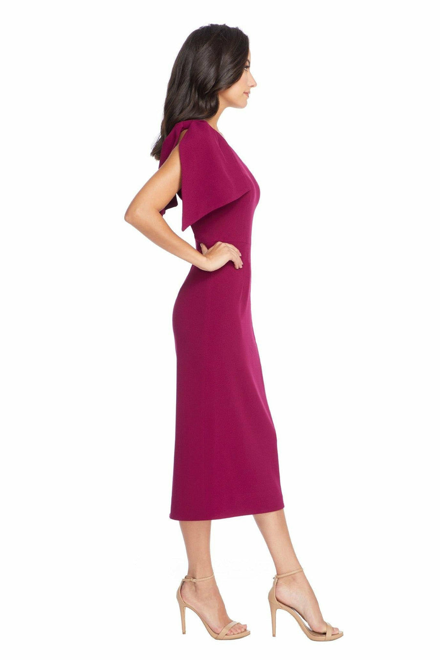 Tiffany Dress / DARK MAGENTA