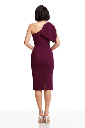 TIFFANY DRESS / DARK MAGENTA