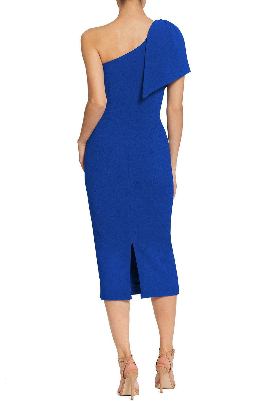 Dress The Population Women's Tiffany One Shoulder Midi Dress - Purple - Size S - Dark Magenta Dress The Population Women's Tiffany One Shoulder Midi Dress - Purple - Size S - Dark Magenta