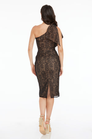 Tiffany Dress / BLACK-NUDE