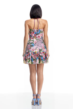 TRIXIE DRESS / BLUSH MULTI