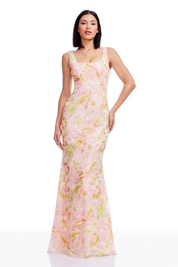 Tyra Dress / SOFT PINK MULTI