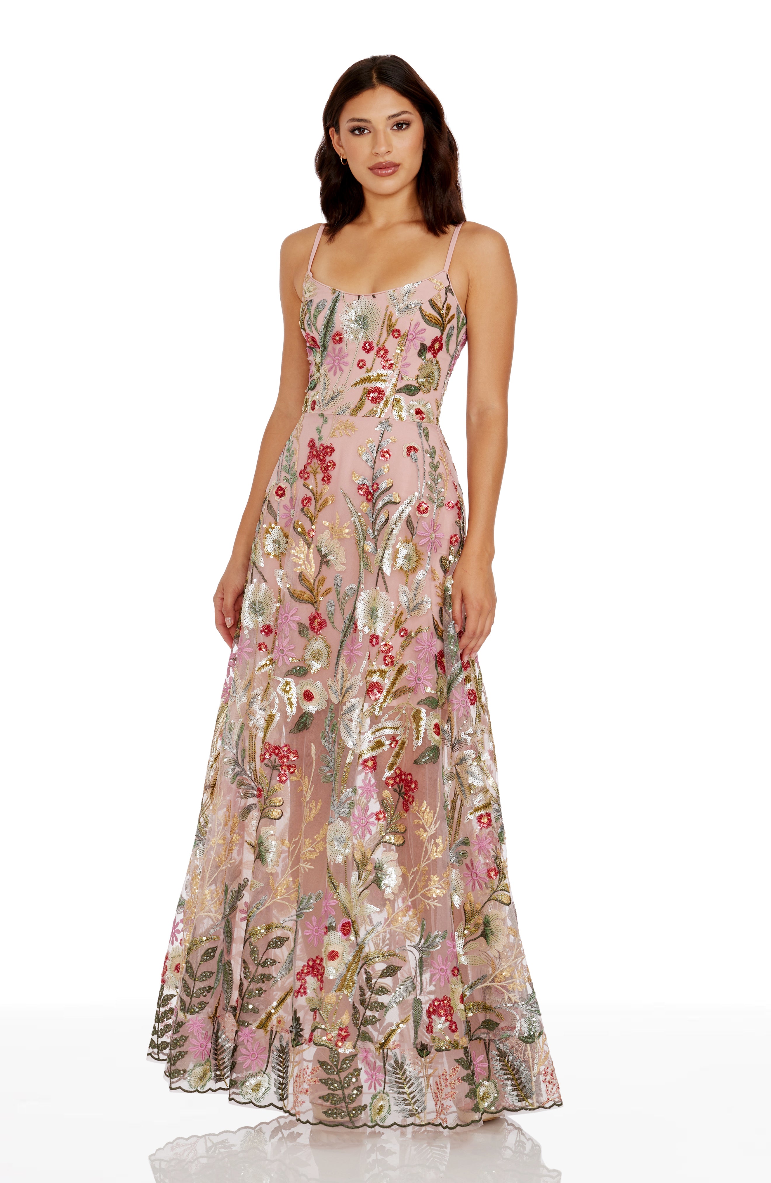 ◆DressthePopulation◆Umalina ドレスBLUSH MULTI Umalina Dress – Dress the Population