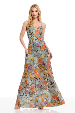 UMALINA DRESS / SAGE MULTI