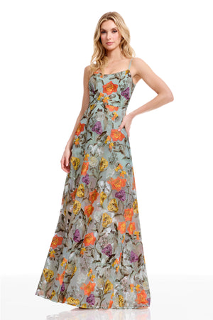 UMALINA DRESS / SAGE MULTI