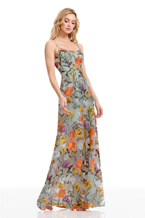 UMALINA DRESS / SAGE MULTI