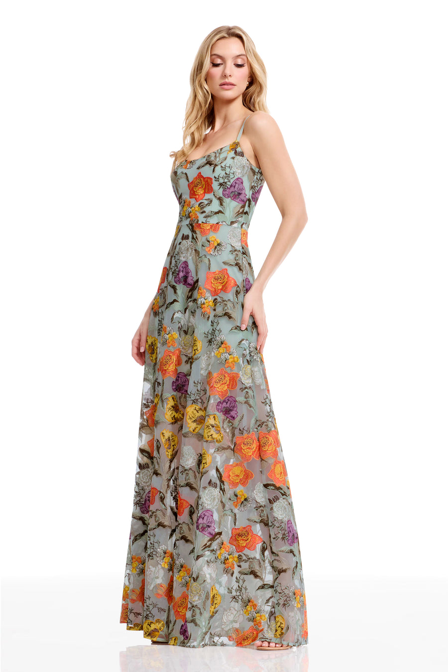 UMALINA DRESS / SAGE MULTI