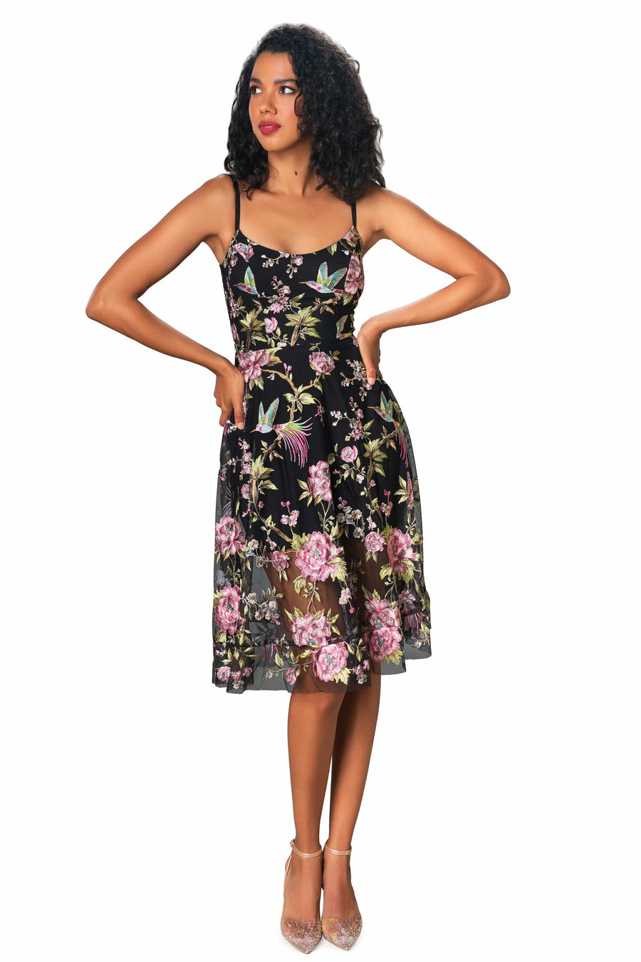 Dress the best sale population uma floral