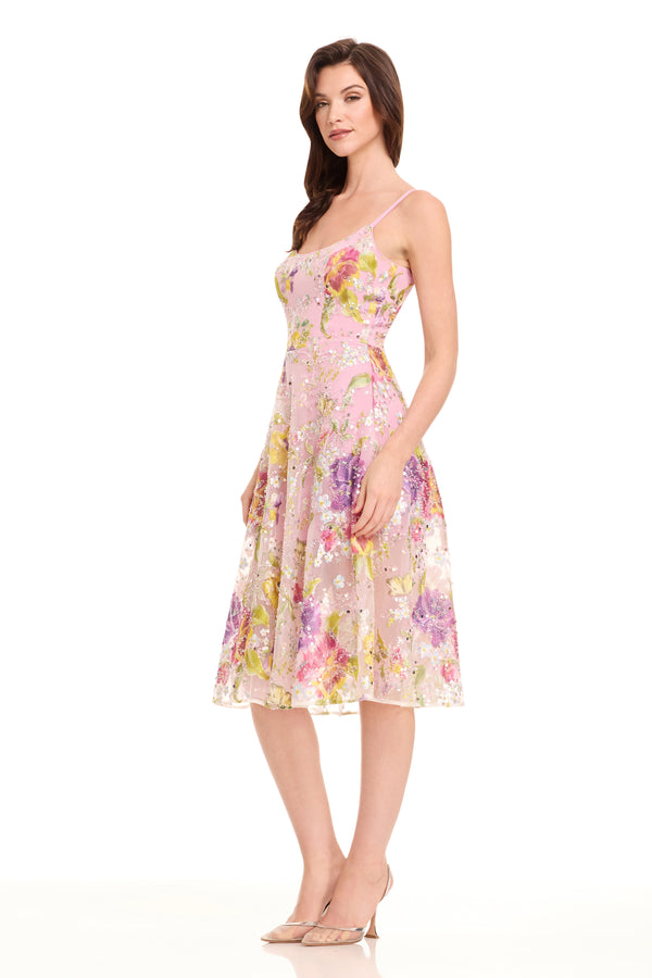 Uma Dress / LILAC MULTI