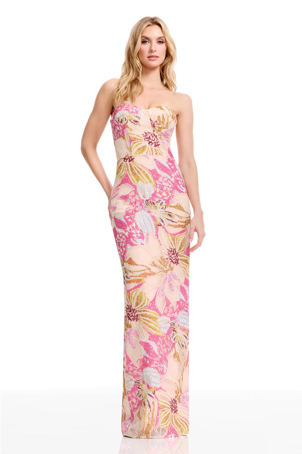 VADA GOWN / BRIGHT FUCH M