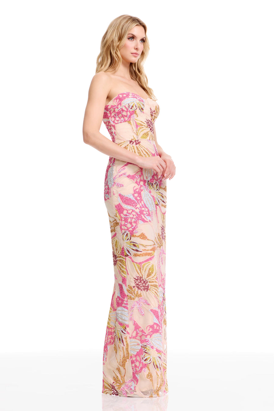 VADA GOWN / BRIGHT FUCH M