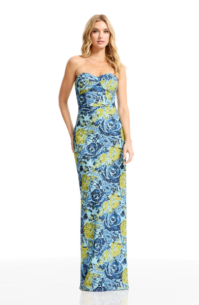 dress the population vada gown Vada Dress XXL / Opal