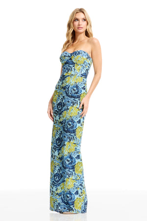 VADA GOWN / SKY MULTI