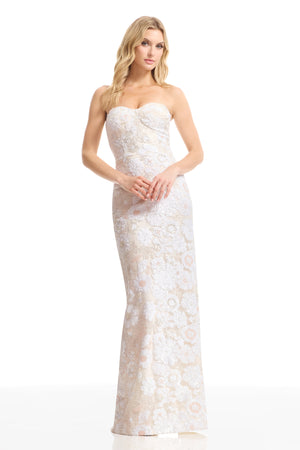 VADA DRESS / OFF WHITE MULTI