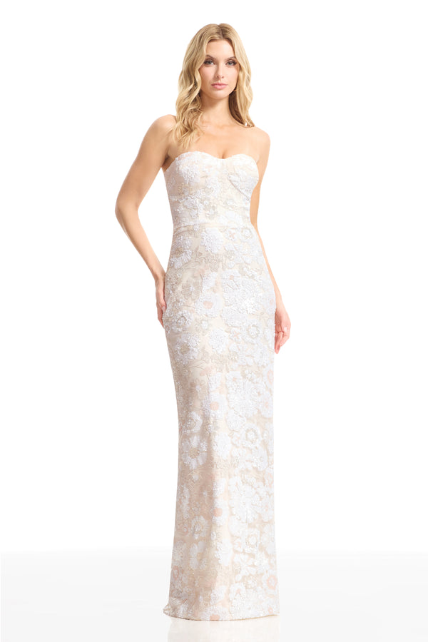 VADA DRESS / OFF WHITE MULTI