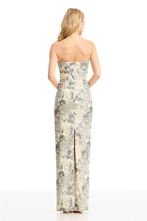 VADA GOWN / IVORY MULTI