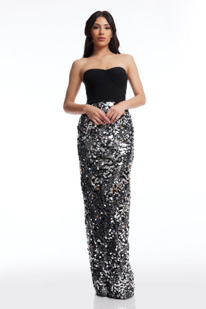 Vada Dress / SILVER MULTI