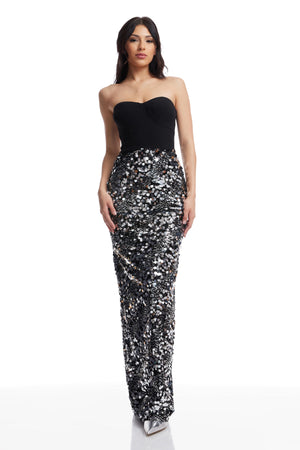 Vada Dress / SILVER MULTI