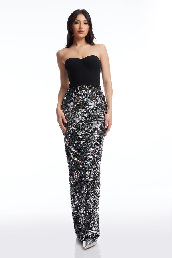 Vada Dress / SILVER MULTI