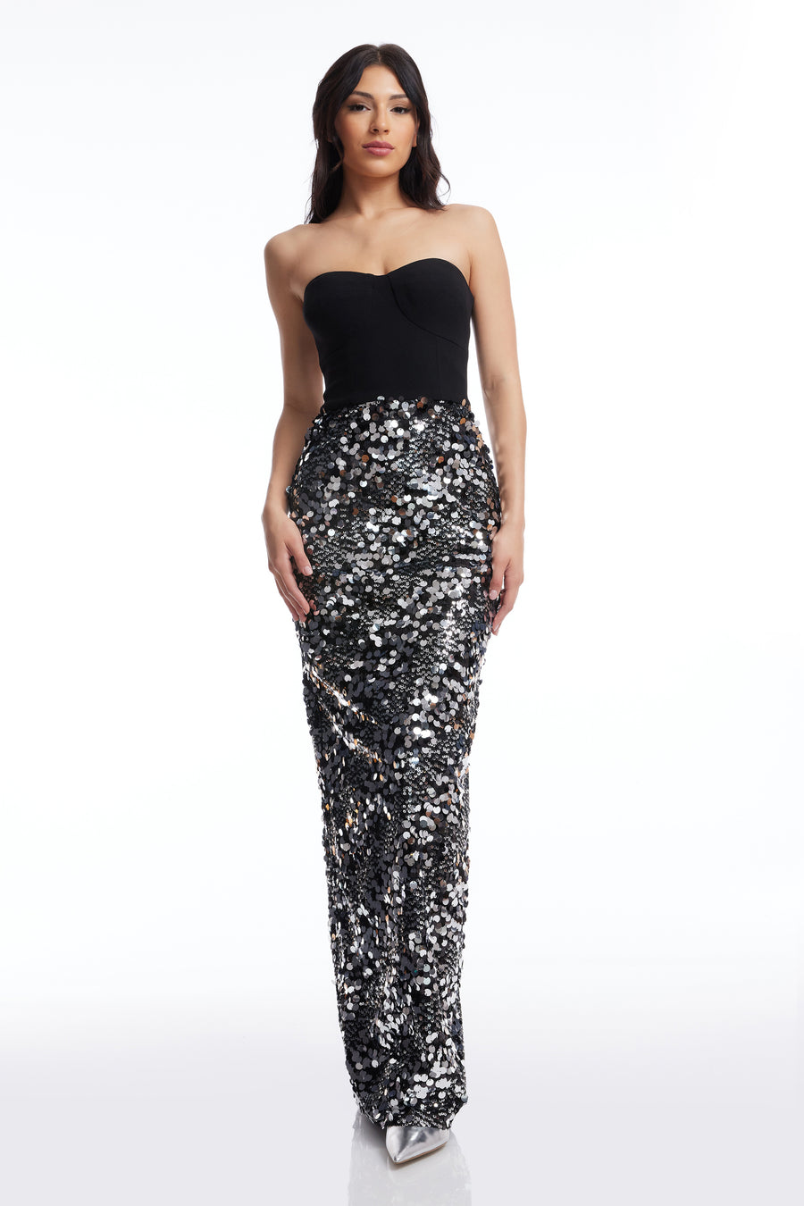Vada Dress / SILVER MULTI