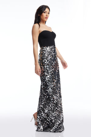 Vada Dress / SILVER MULTI