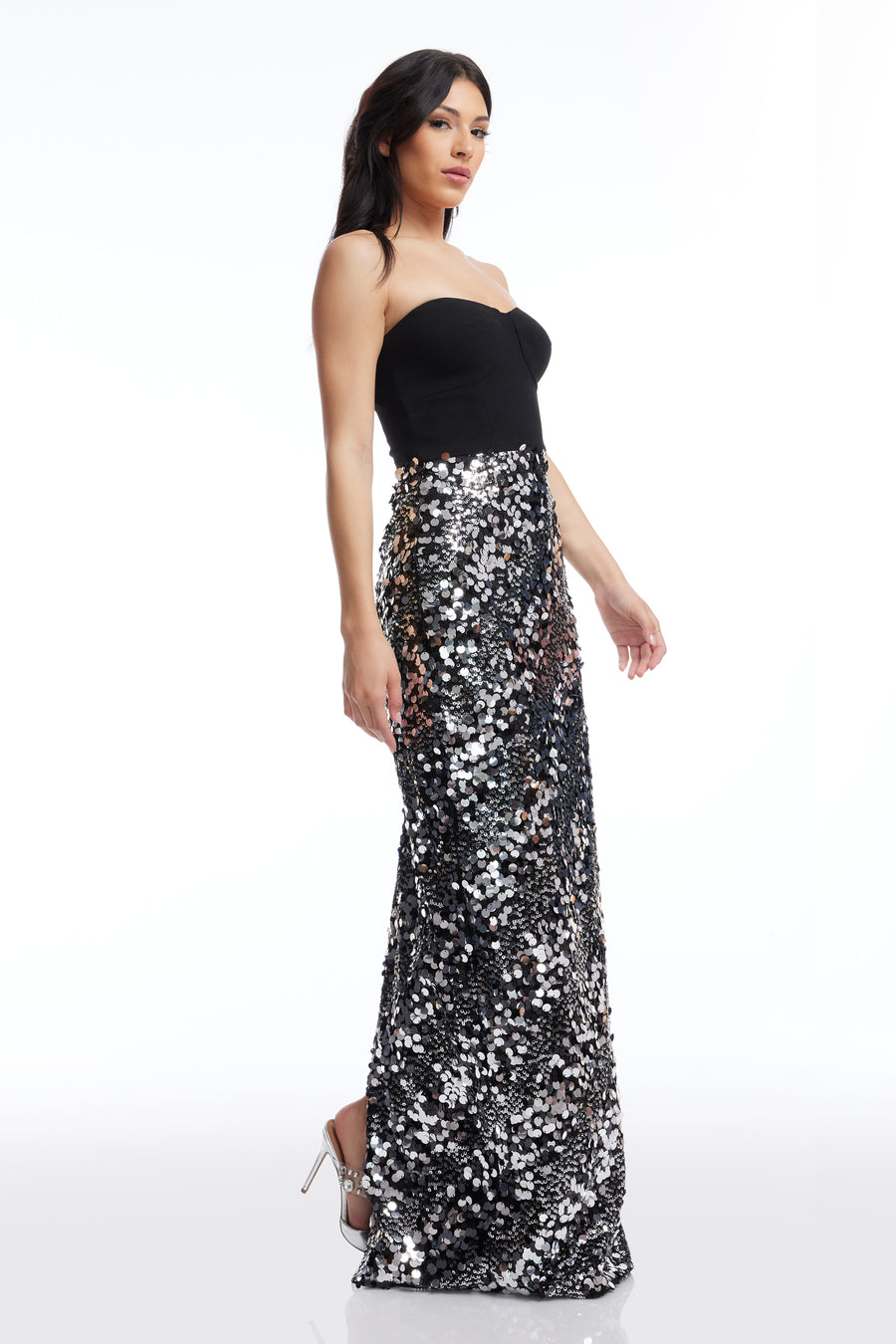 Vada Dress / SILVER MULTI