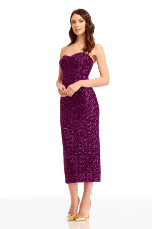VADA DRESS / MAGENTA