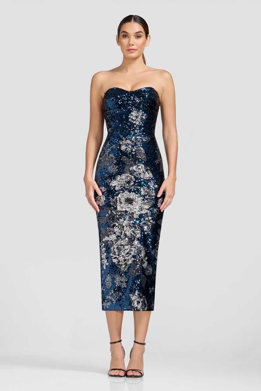 Vada Dress / NAVY MULTI