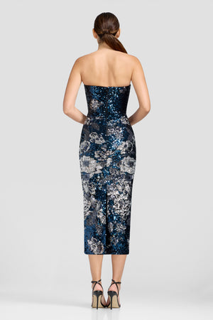 Vada Dress / NAVY MULTI