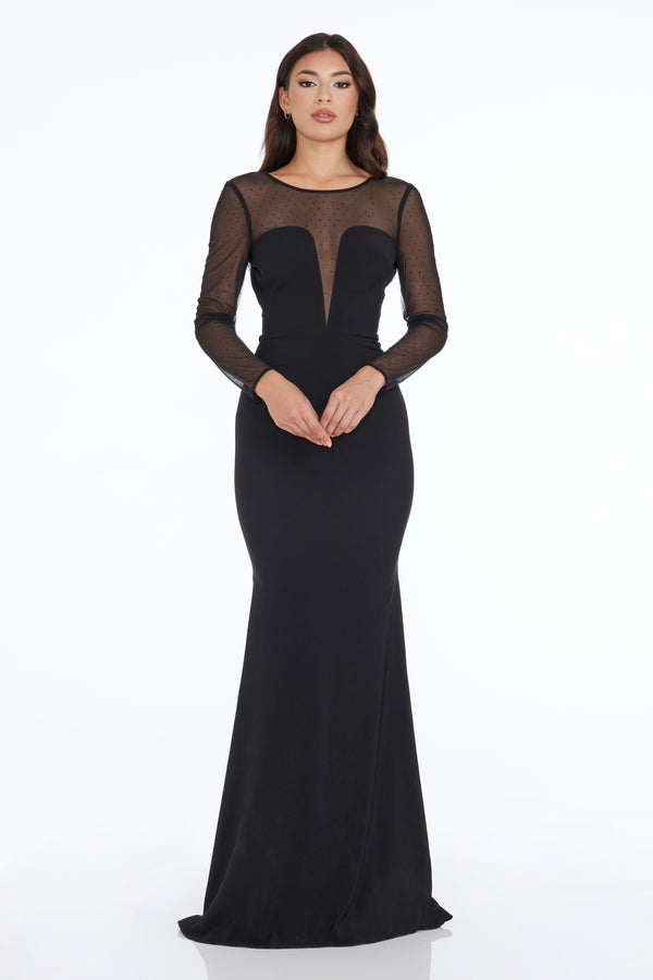 Val Gown / BLACK