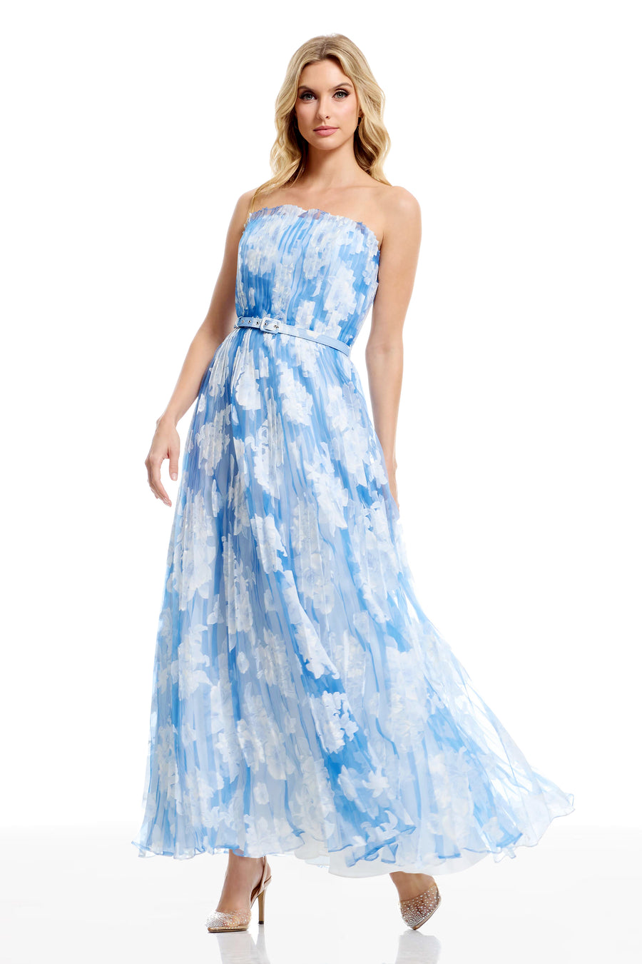 VERITY GOWN / SKY MULTI