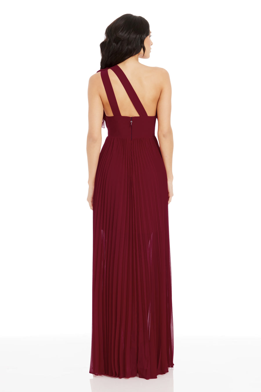 dress the population vida one-shoulder pleated chiffon maxi dress Dress The Population Vida One-Shoulder Pleated Chiffon Maxi at MarketFair Shoppes in Princeton, NJ